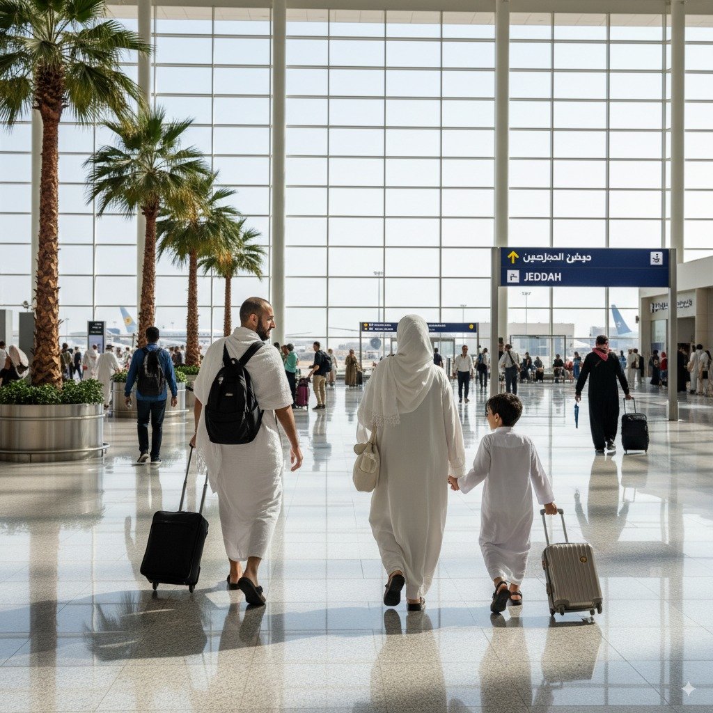 Jeddah Airport → Jeddah Hotel