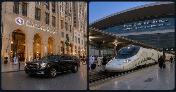 Makkah Hotel to Train Station