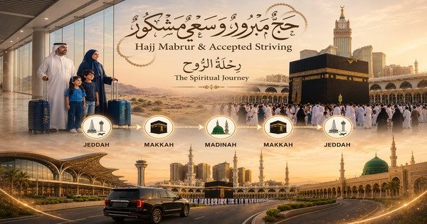 Round Trip B — Jeddah Airport to Makkah, Madinah & Jeddah Airport